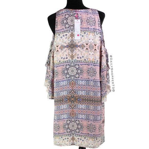 Parker Women's Ruffled Cold-Shoulder Mini Dress - Picture 3 of 3